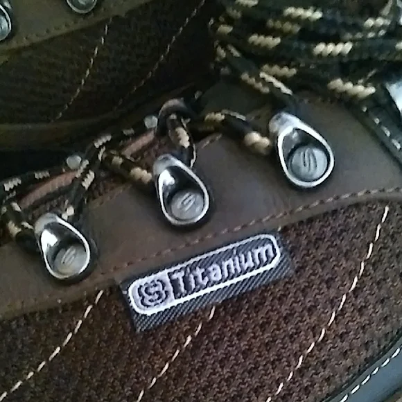 Skechers Men's Brown and Black Hiking Boots - Picture 4 of 10